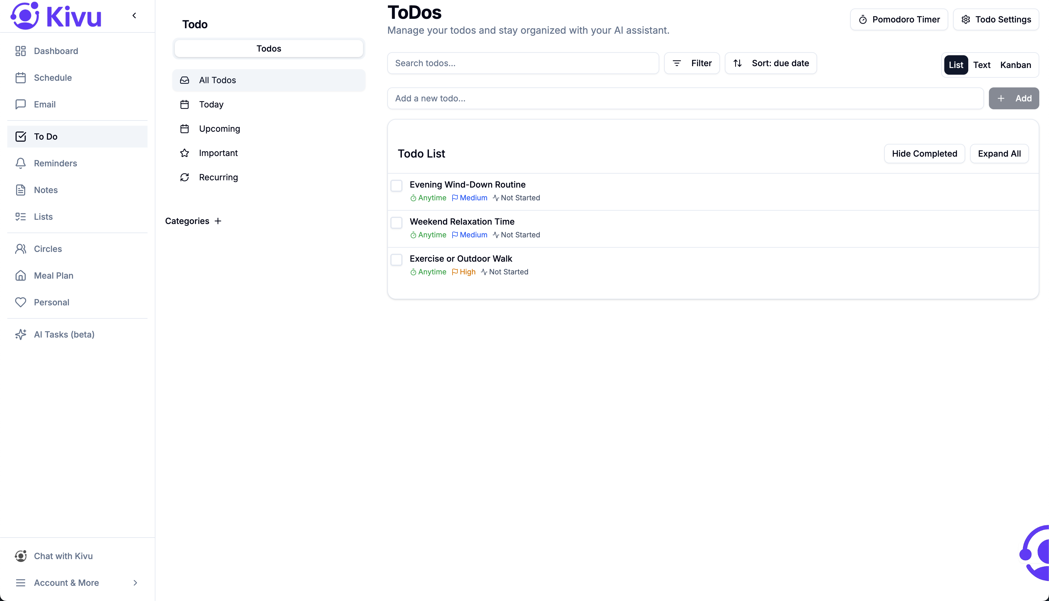 Shared Notes items for family life in Kivu